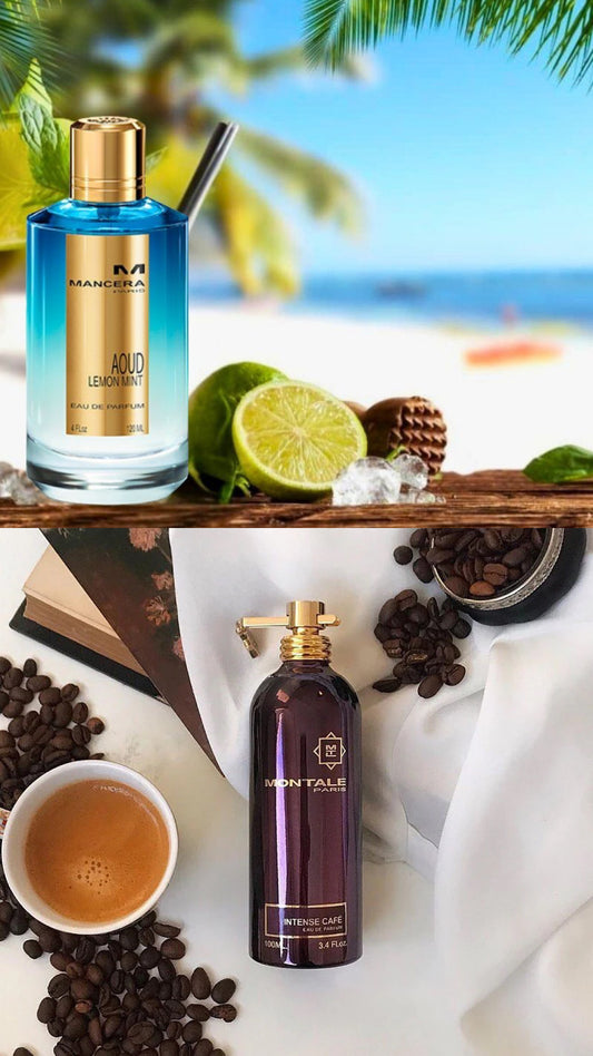 Mancera Aoud Lemon Mint + Montale Intense Café